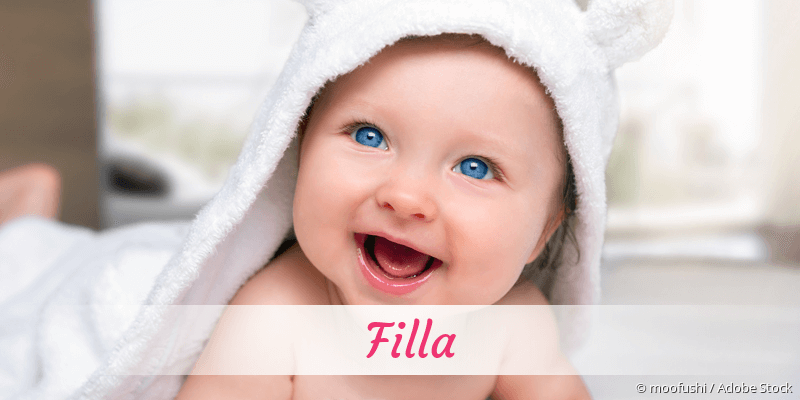 Baby mit Namen Filla