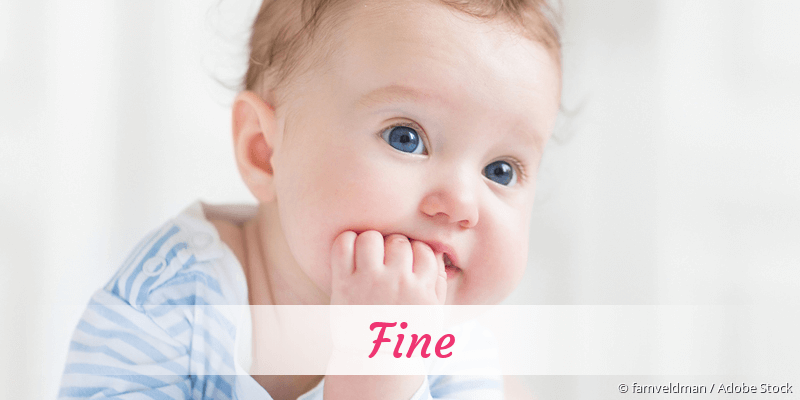 Baby mit Namen Fine