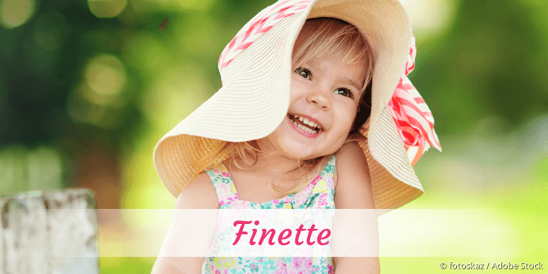 Baby mit Namen Finette