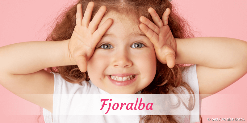 Name Fjoralba als Bild