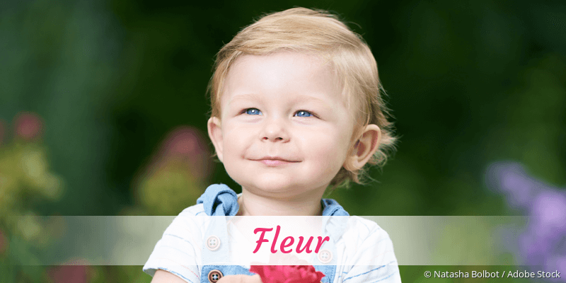 Baby mit Namen Fleur