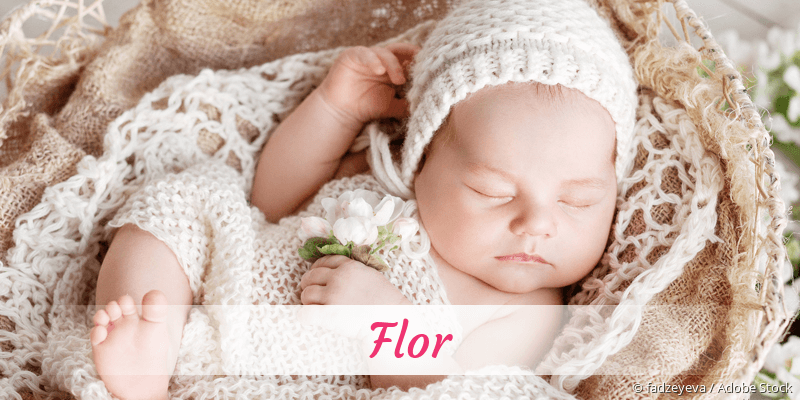 Baby mit Namen Flor