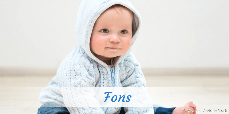 Baby mit Namen Fons
