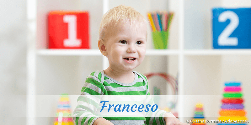 Baby mit Namen Franceso