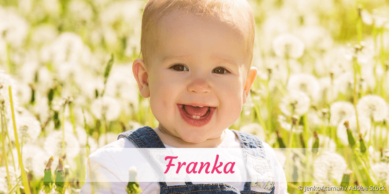 Baby mit Namen Franka