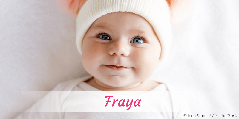 Baby mit Namen Fraya
