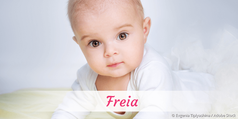 Baby mit Namen Freia