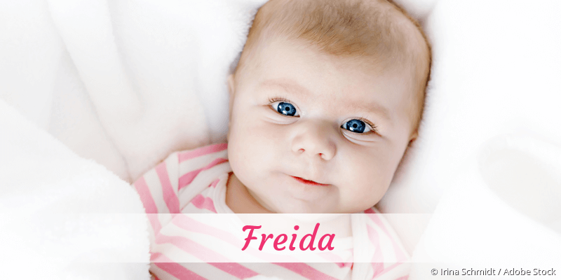 Baby mit Namen Freida
