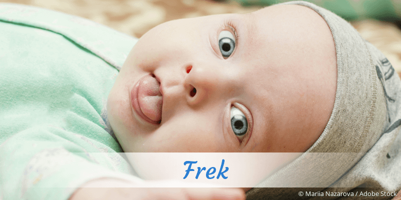 Baby mit Namen Frek