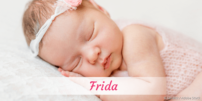 Baby mit Namen Frida