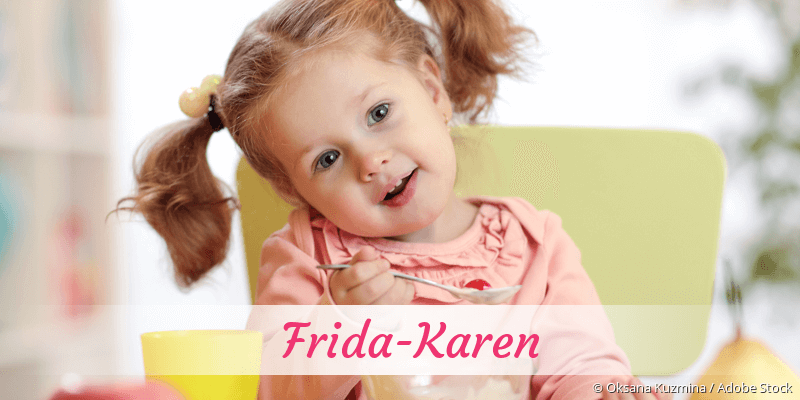 Baby mit Namen Frida-Karen