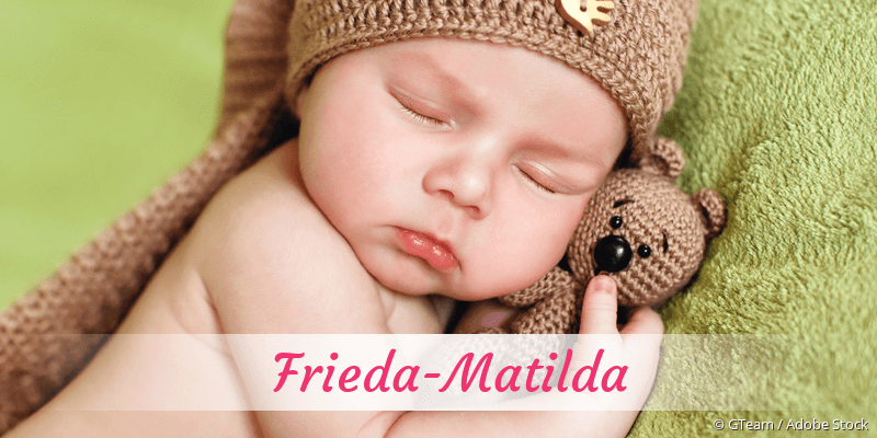 Baby mit Namen Frieda-Matilda