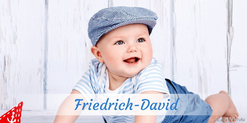 Baby mit Namen Friedrich-David