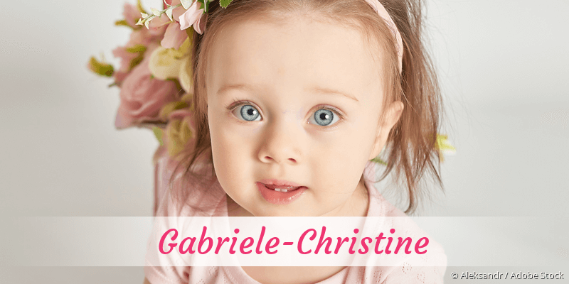 Baby mit Namen Gabriele-Christine