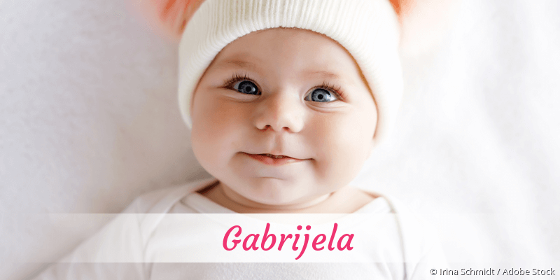 Baby mit Namen Gabrijela