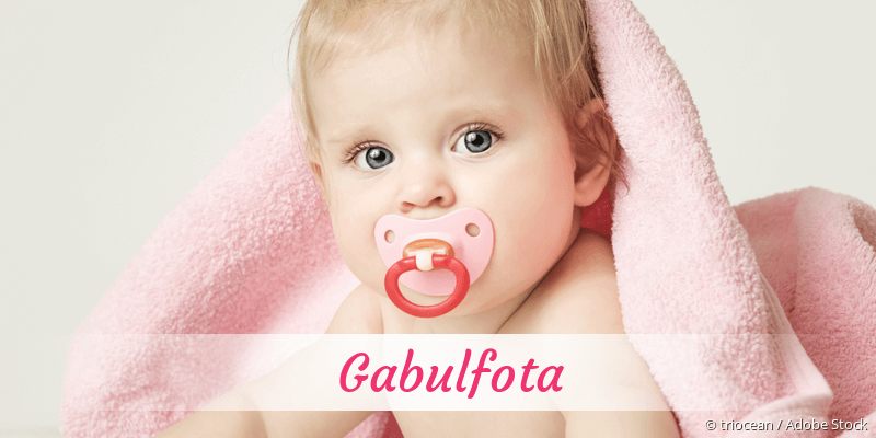 Baby mit Namen Gabulfota