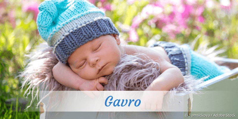 Baby mit Namen Gavro