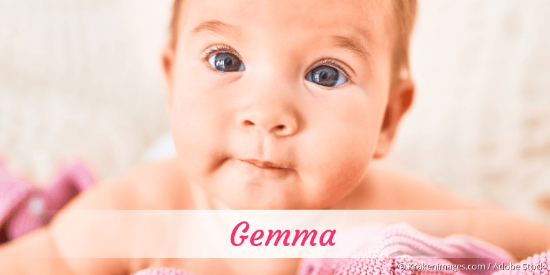 Baby mit Namen Gemma