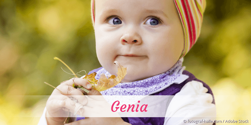 Baby mit Namen Genia