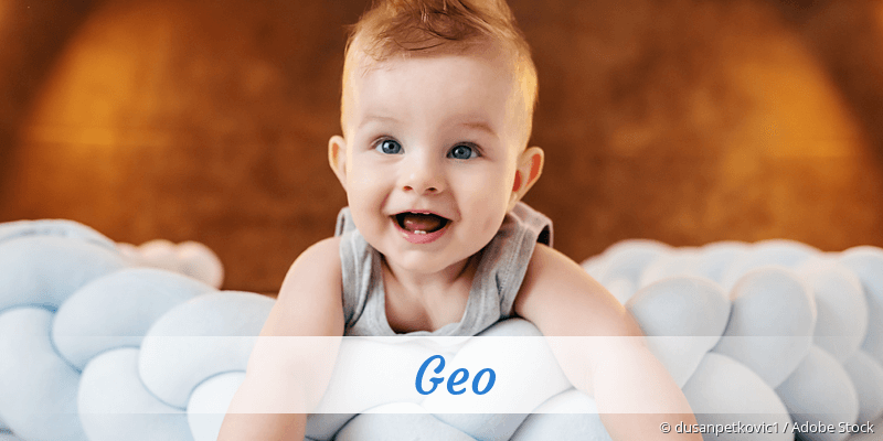 Baby mit Namen Geo