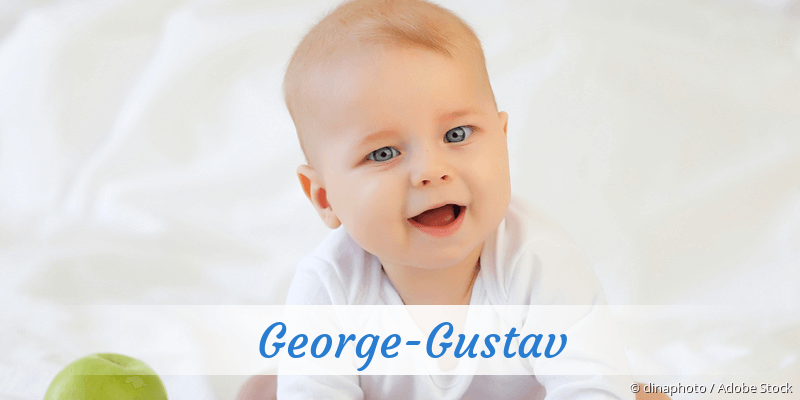 Baby mit Namen George-Gustav