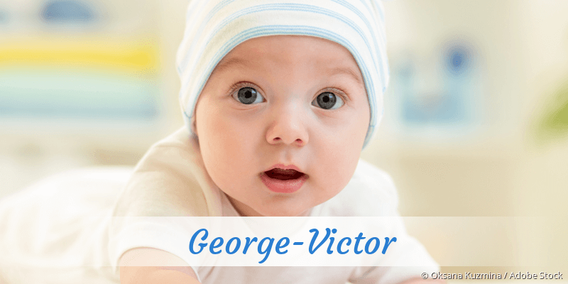 Baby mit Namen George-Victor