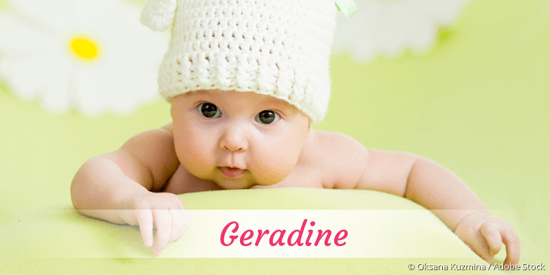 Baby mit Namen Geradine