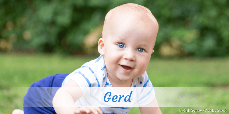 Baby mit Namen Gerd