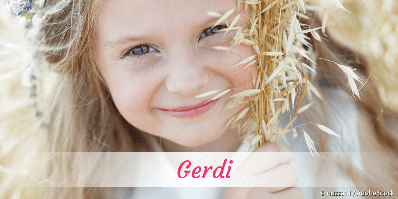 Baby mit Namen Gerdi