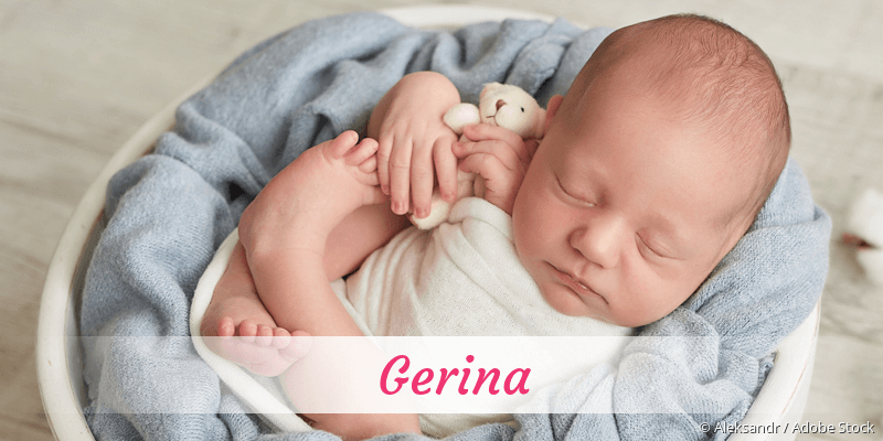 Baby mit Namen Gerina
