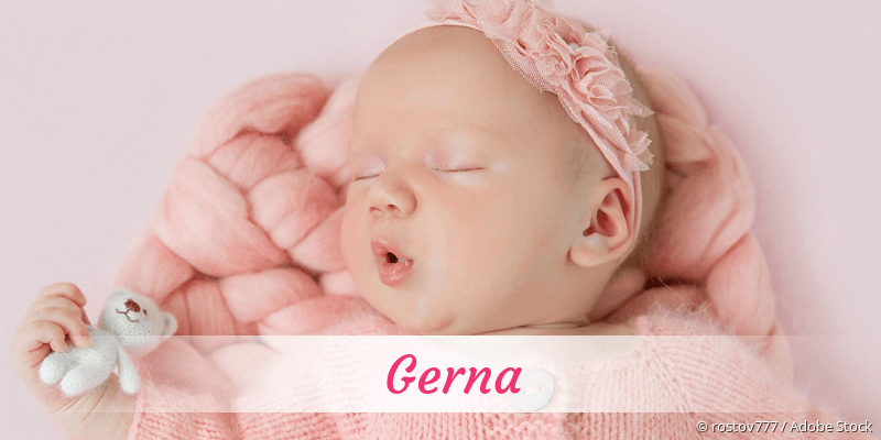 Baby mit Namen Gerna