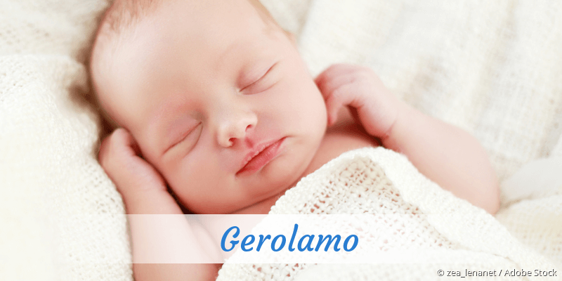 Baby mit Namen Gerolamo