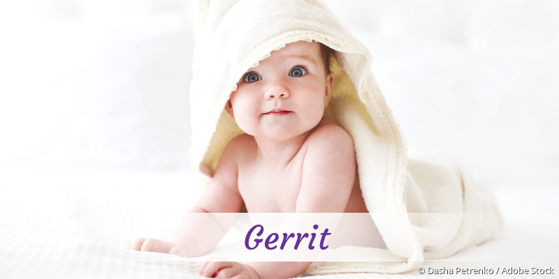 Baby mit Namen Gerrit