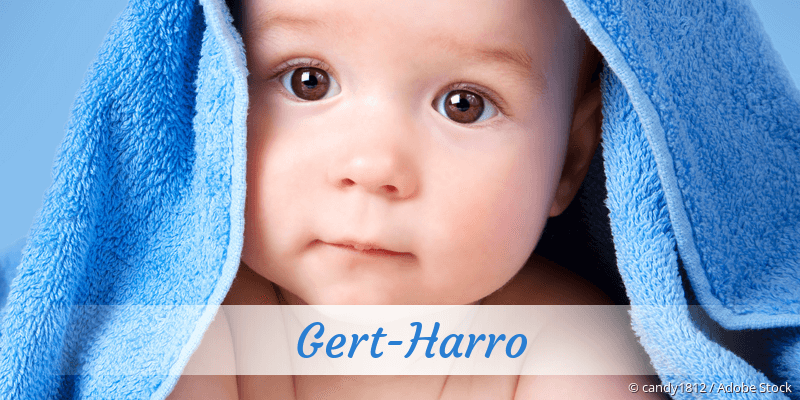Baby mit Namen Gert-Harro