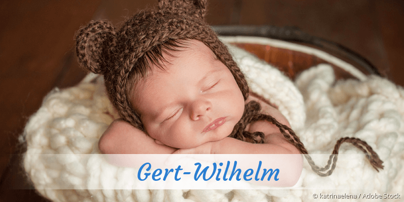 Baby mit Namen Gert-Wilhelm