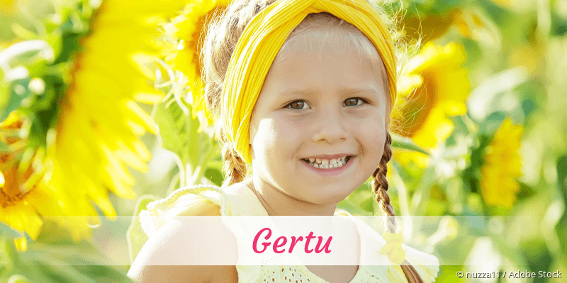 Baby mit Namen Gertu