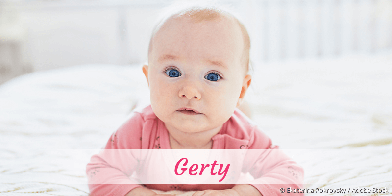 Baby mit Namen Gerty