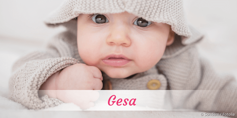 Baby mit Namen Gesa
