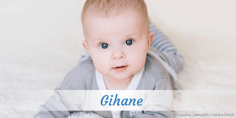 Baby mit Namen Gihane