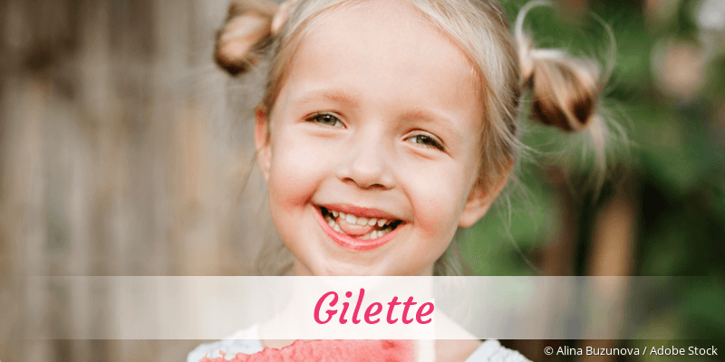 Baby mit Namen Gilette