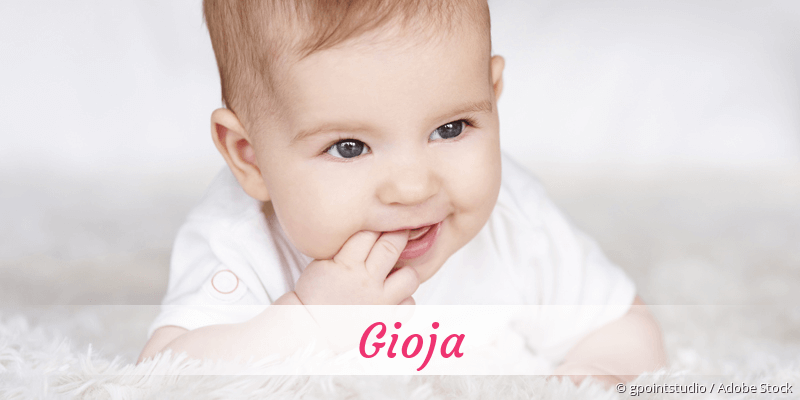 Baby mit Namen Gioja