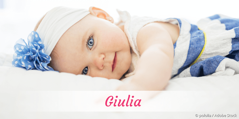 Baby mit Namen Giulia