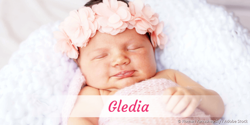 Baby mit Namen Gledia