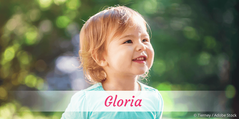 Baby mit Namen Gloria