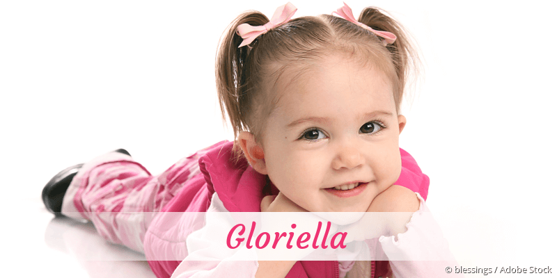 Baby mit Namen Gloriella