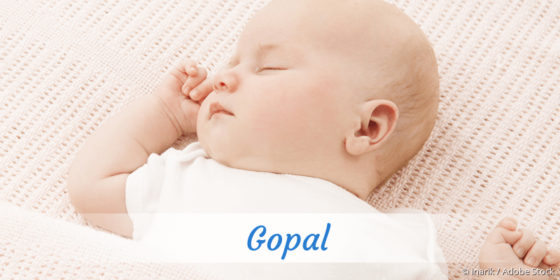 Baby mit Namen Gopal