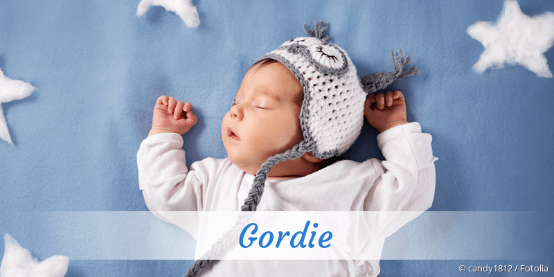 Baby mit Namen Gordie
