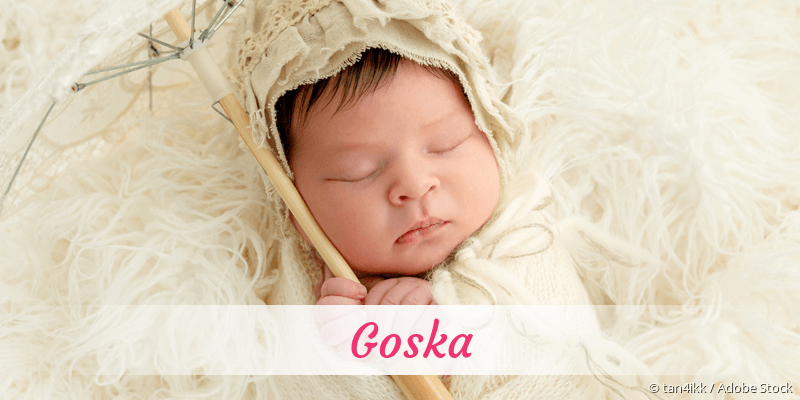 Baby mit Namen Goska