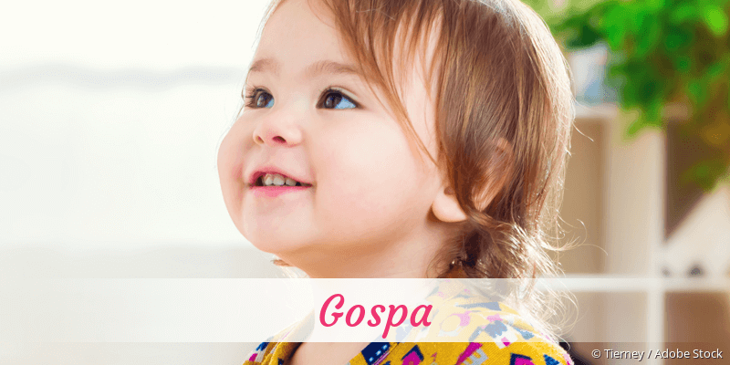 Baby mit Namen Gospa