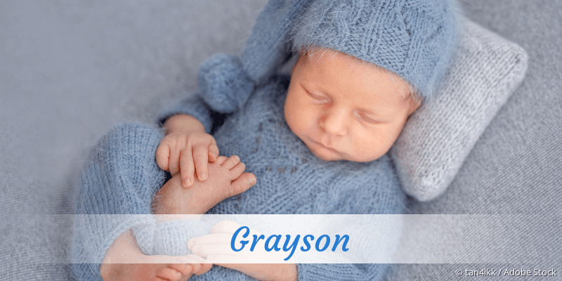 Baby mit Namen Grayson